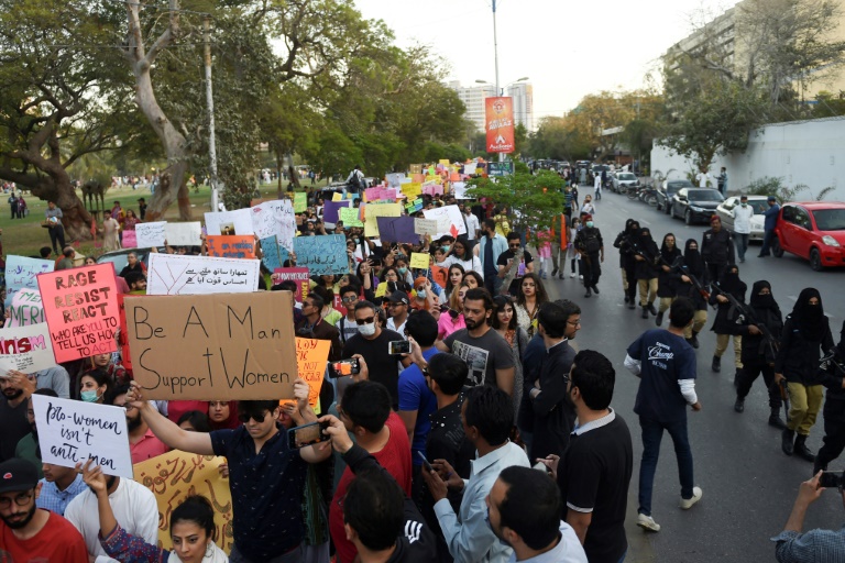 روز جهانی زن در کراچی پاکستان