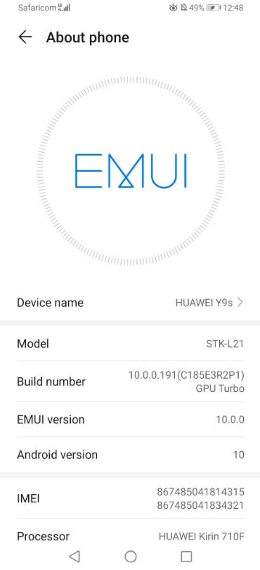 انتشار آپدیت EMUI 10 برای Huawei Y9s و Huawei Y9 Prime 2019 انتشار آپدیت EMUI 10 برای Huawei Y9s و Huawei Y9 Prime 2019