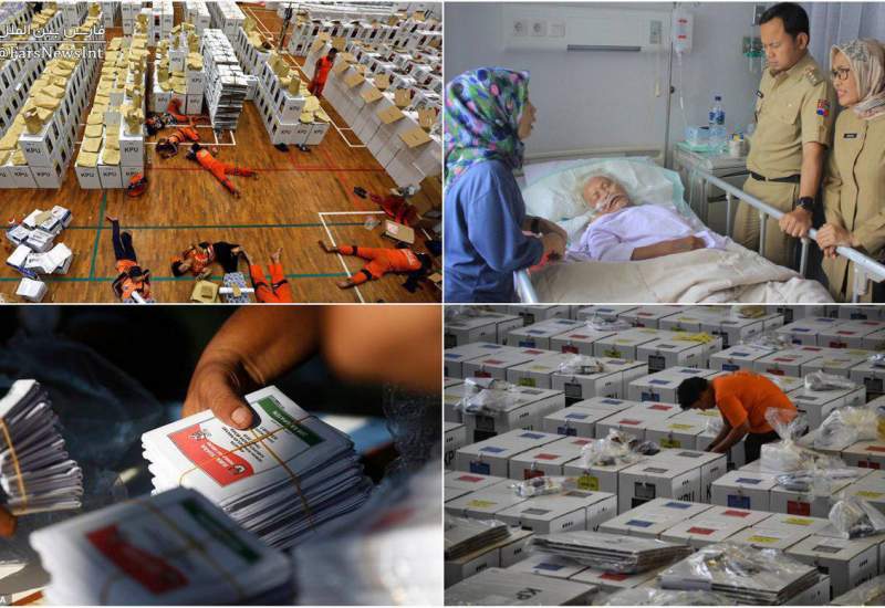 اندونزی؛ آمار مرگ به دلیل خستگی شمارش آرا به 367 رسید