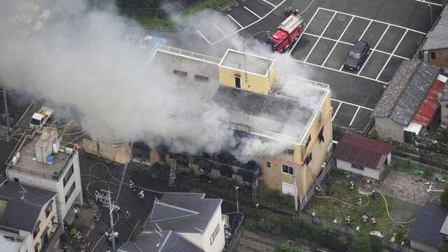 23 کشته در حمله به استودیو انیمیشن در ژاپن (+عکس)