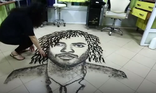 پرتره‌های شگفت انگیز این زن با ابزاری باورنکردنی (+عکس)