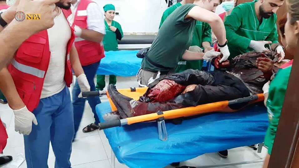 المیادین| ۱۳ کشته و ۷۰ زخمی در حمله ترکیه به کاروان غیرنظامیان سوری (+ عکس)