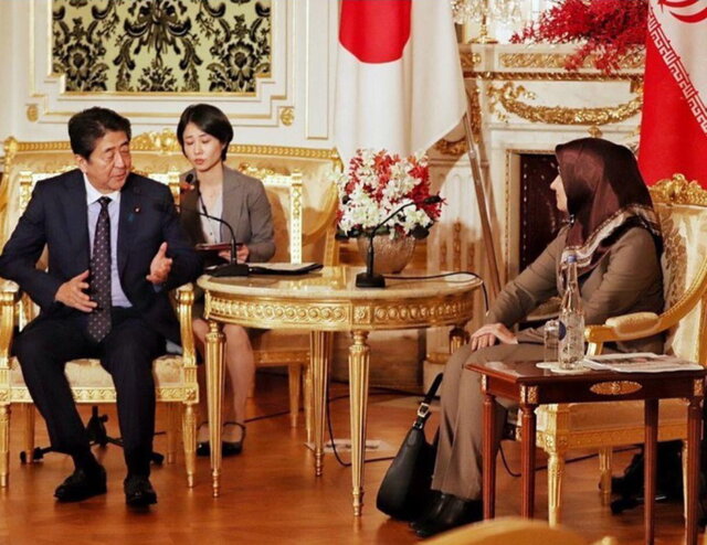 واکنش اینستاگرامی شینزو آبه به دیدار با لعیا جنیدی واکنش اینستاگرامی شینزو آبه به دیدار با لعیا جنیدی