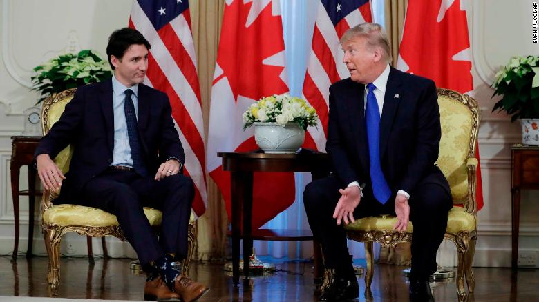 واکنش ترامپ به تمسخرش از سوی نخست وزیر کانادا: ترامپ ترودو