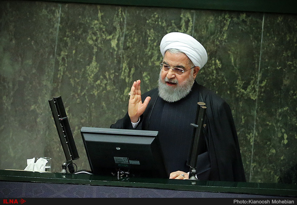 روحانی در صحن علنی مجلس: بودجه سال آتی، بودجه استقامت و مقابله با تحریم است