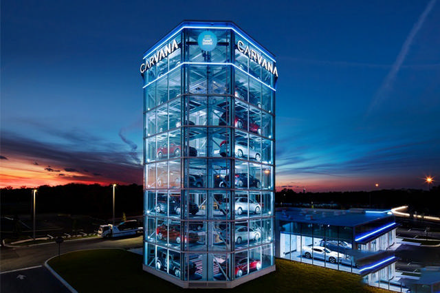 جالبترین خودپردازها و دستگاه های فروش جهان (+عکس) دستگاه فروش اتومبیلهای مستهلک و استفاده شده