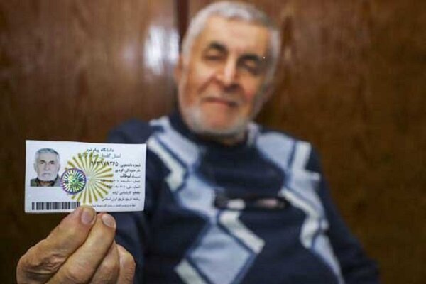 تحصیل مسنترین دانشجو در گرگان تحصیل مسنترین دانشجو در گرگان