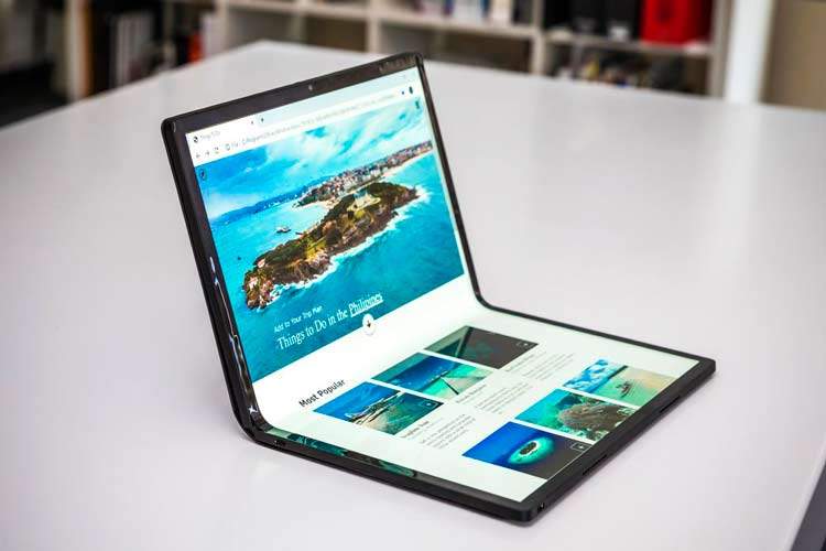 لپ‌تاپ جدید اینتل با نمایشگر تاشو