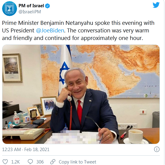 بایدن بالاخره به نتانیاهو تلفن زد بایدن بالاخره به نتانیاهو تلفن زد