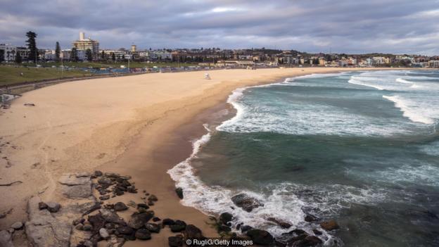 ساحل استرالیا تعطیل کرونا