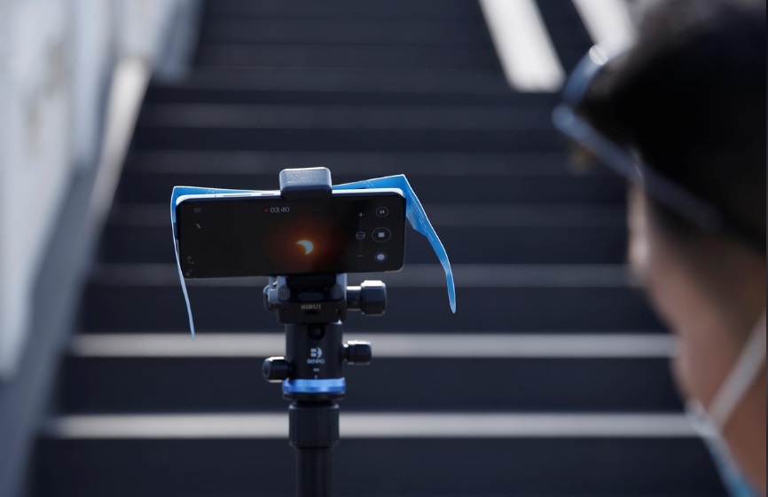 تصاویر آخرین خورشیدگرفتگی قرن در جهان خورشیدگرفتگی پکن