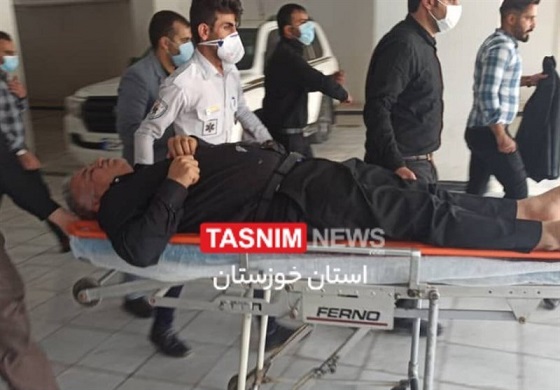 فرماندار آبادان از هوش رفت فرماندار آبادان از هوش رفت