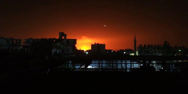 انفجار خط لوله اصلی گاز سوریه در دمشق