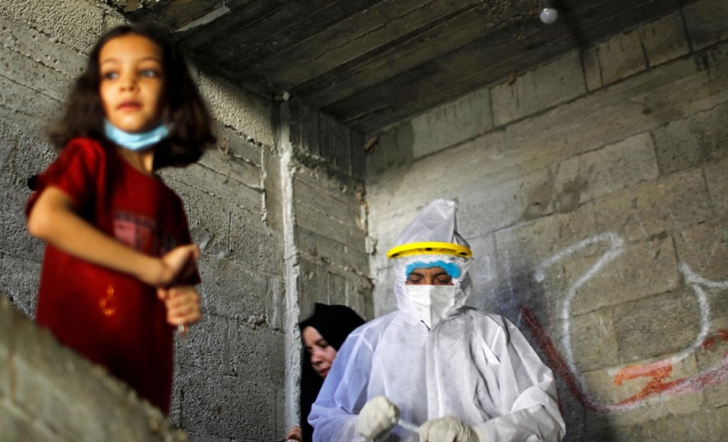 راهکار مرد غزه در دوران کرونا ماسک