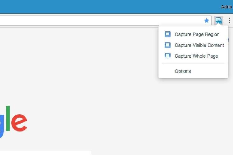 افزوده شدن امکان اسکرین شات جدید به گوگل کروم اسکرین شات در گوگل کروم