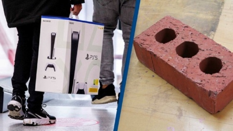 خرید PS5 به دریافت آجر ختم شد (+عکس) خرید PS5 دریافت آجر