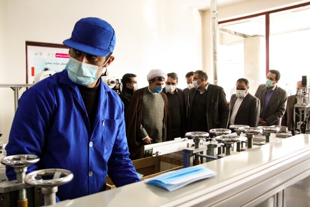 تولید ماسک توسط 