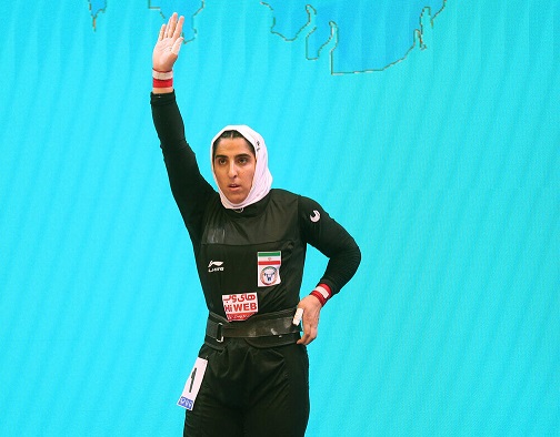 نخستین بانوی مدال‌آور وزنه‌برداری ایران مصدوم شد