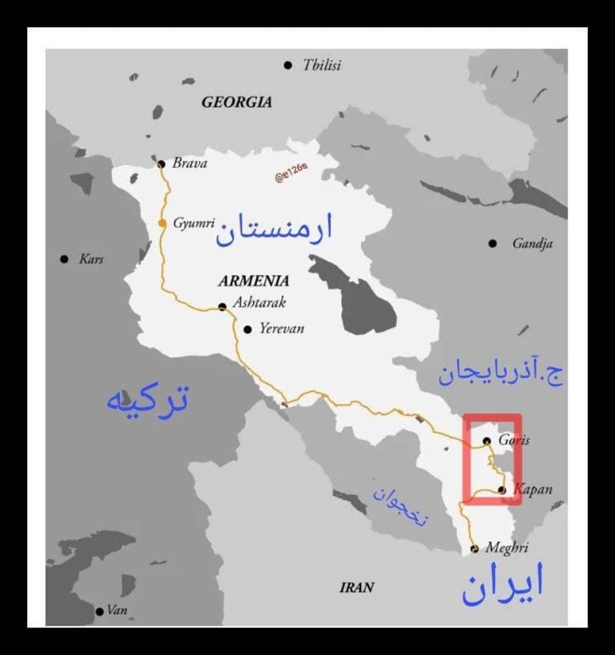 نقطه اختلاف ایران و جمهوری آذربایجان کجاست؟(نقشه)