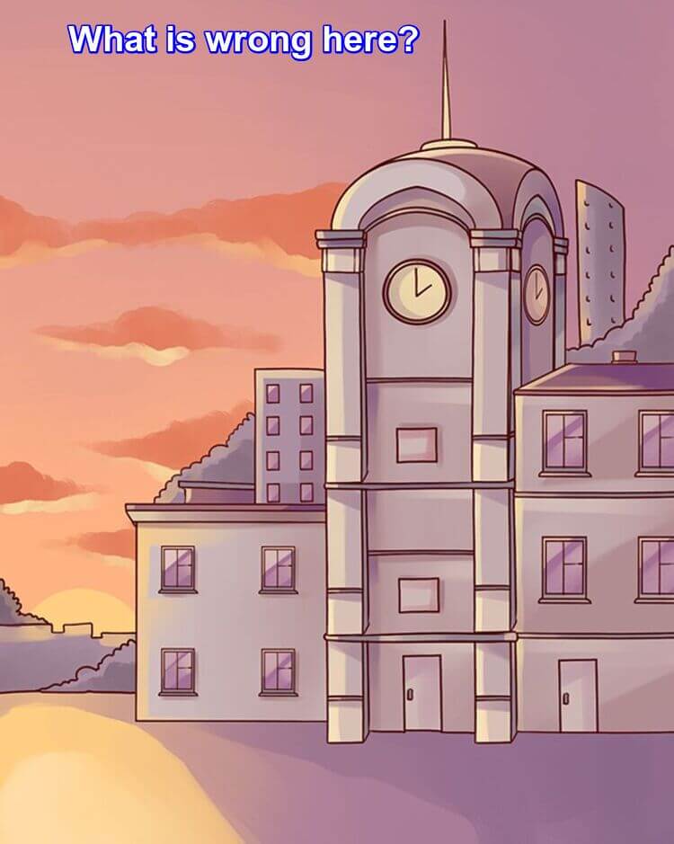 تست دقت: چه چیزی در این تصویر اشتباه است؟