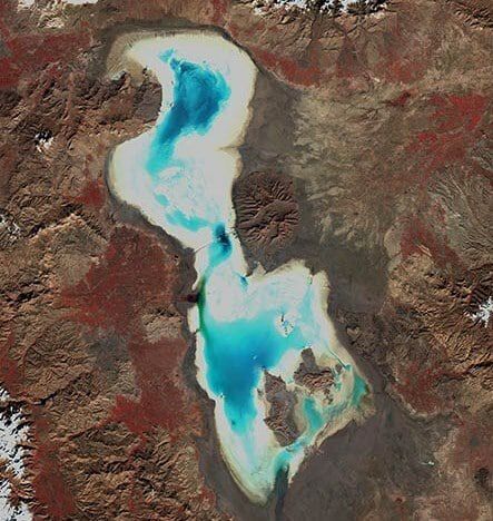 مساحت دریاچه ارومیه؛ یک کاهش و چند کاش!