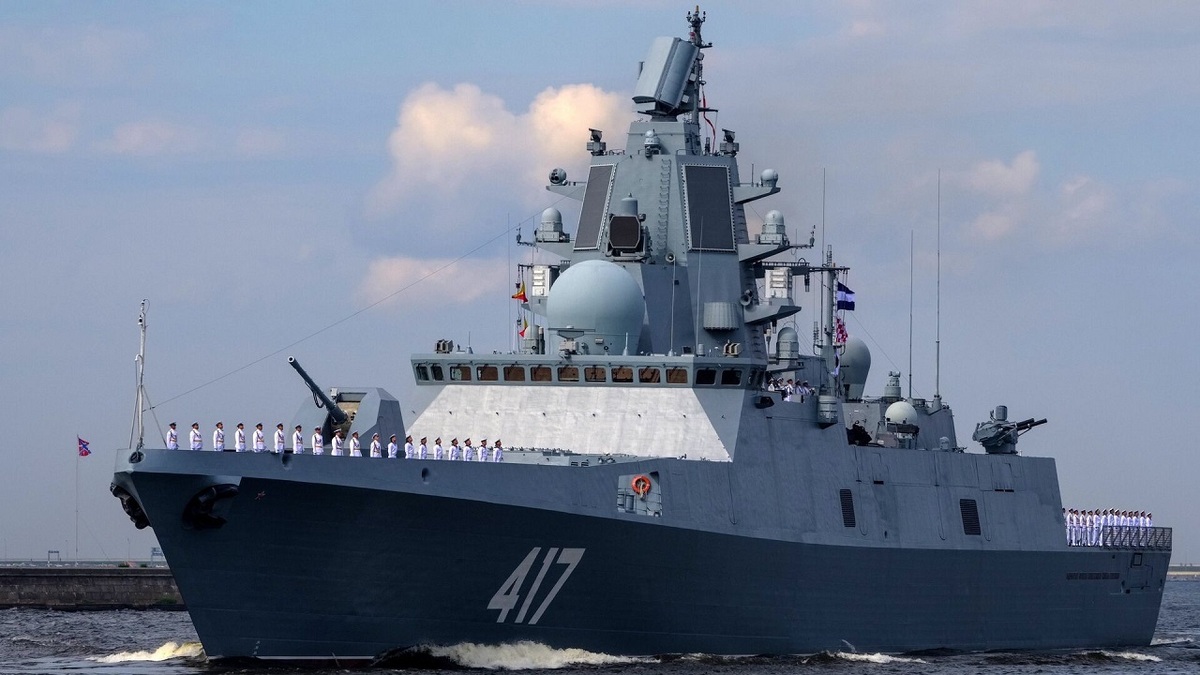 ناوچه آدمیرال گورشکوف؛  ستون اصلی ناوگان نیروی دریایی روسیه(+فیلم و عکس)