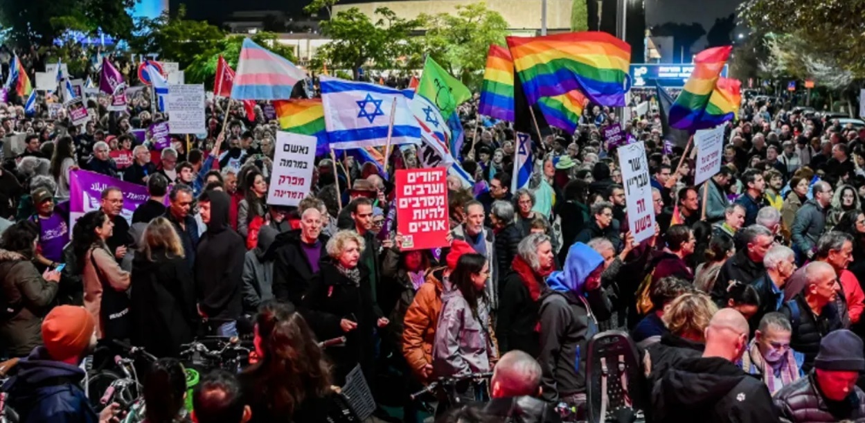 تجمع هزاران اسرائیلی علیه کابینه نتانیاهو