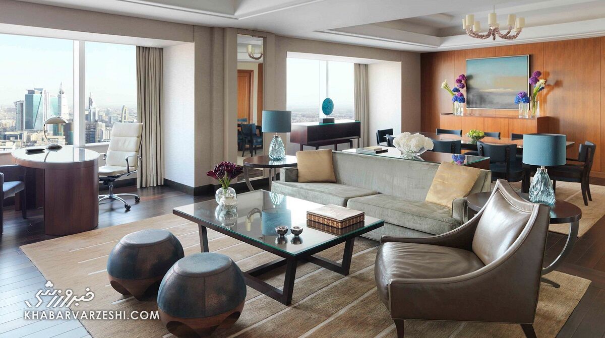 نگاهی به محل اقامت کریستیانو رونالدو در عربستان/ تصاویر «سوئیت پادشاهی» هتل CR7 را ببینید