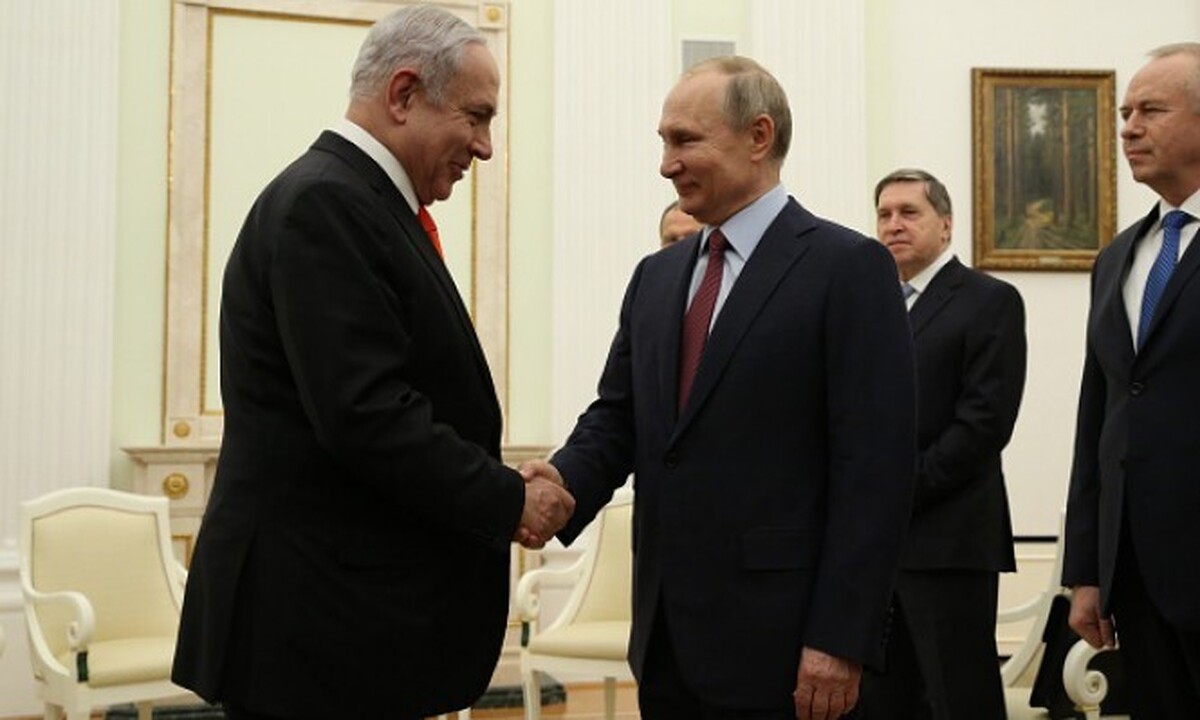 تبریک تلفنی پوتین به نتانیاهو/ نتانیاهو: با حضور ایران در مرز اسرائیل مقابله می کنیم