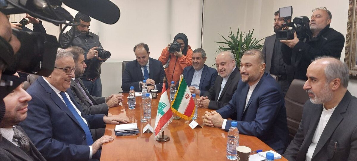 دیدار «امیرعبداللهیان» با وزیر خارجه لبنان