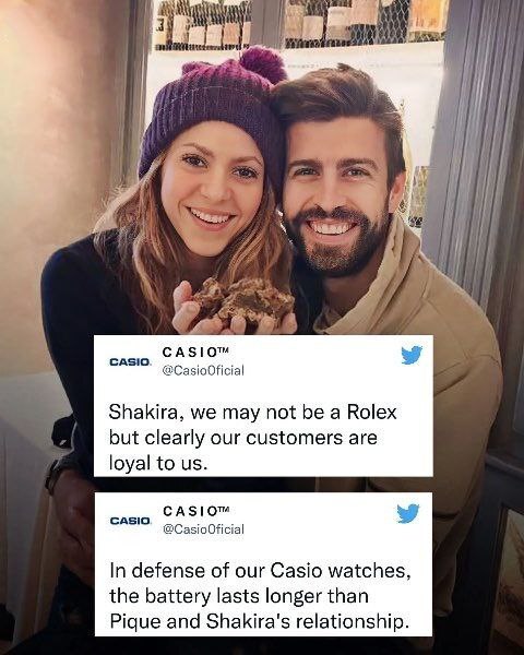 پای ساعت کاسیو به دعوای زناشویی شکیرا باز شد!