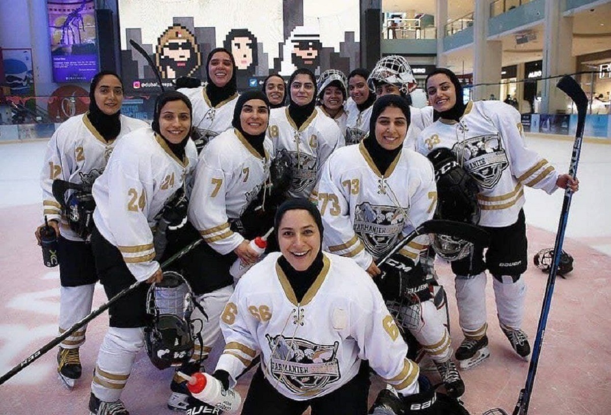 ببینید | شادی دختران تیم ملی هاکی روی یخ بعد از شکست امارات