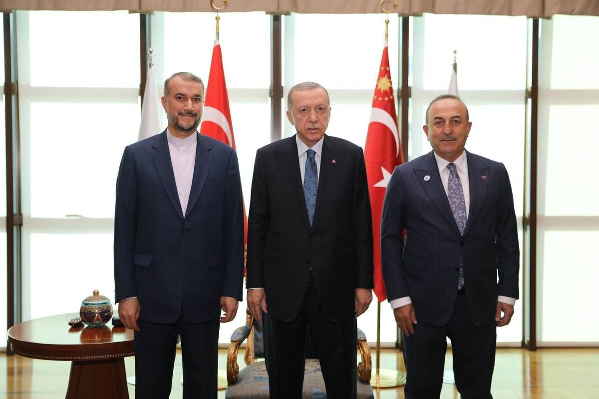 سفر امیرعبداللهیان به ترکیه و دیدار با اردوغان