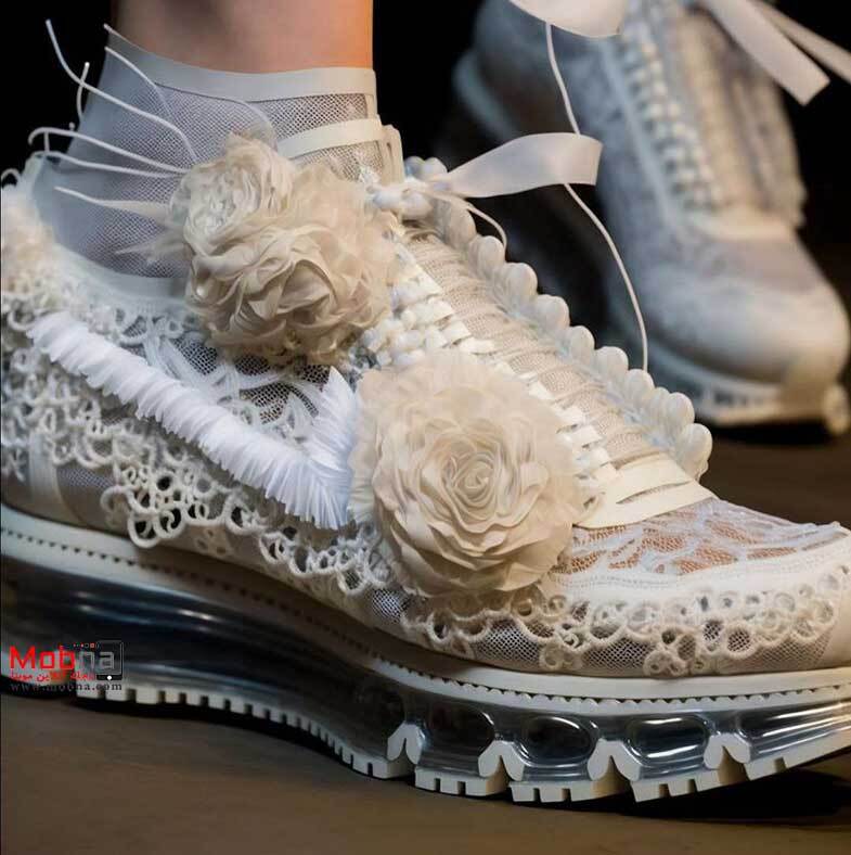 کفش کتانی عروس از راه رسید! (عکس)