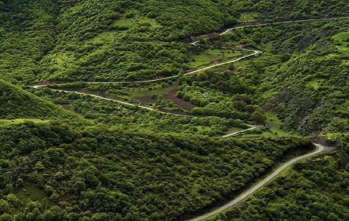 جاده زیبایی در آذرباریجان شرقی (عکس)