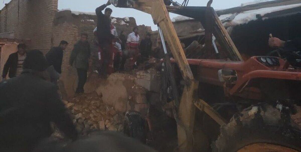 چهارمحال وبختیاری/ تخریب یک ساختمان به علت بارش برف/ یک نفر فوت کرد