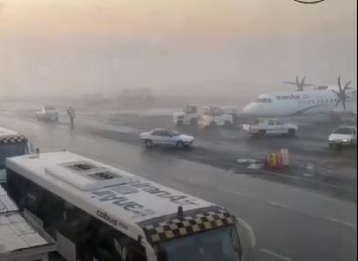 ببینید | توقف پرواز‌های بامدادی فرودگاه مهرآباد به دلیل پدیده مه و کاهش دید