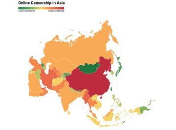 محدودیت‌های اینترنت در سال ۲۰۲۳رنکینگ کشورهای جهان بر اساس فیلترینگ: چرا دسترسی ایران و امارات به اینترنت از چین و کره شمالی بهتر است؟