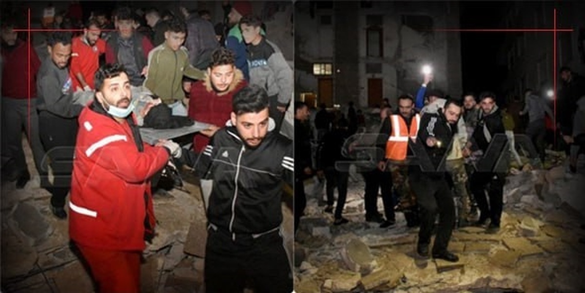 زلزله 7.9 ریشتری در ترکیه و سوریه  (+عکس)