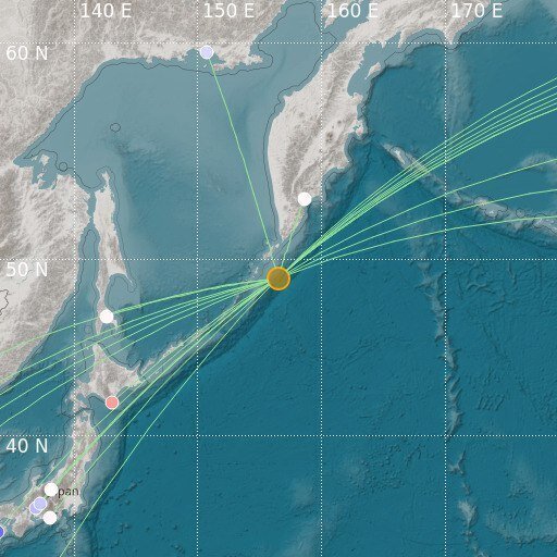 وقوع زلزله ۵.۸ ریشتری در روسیه