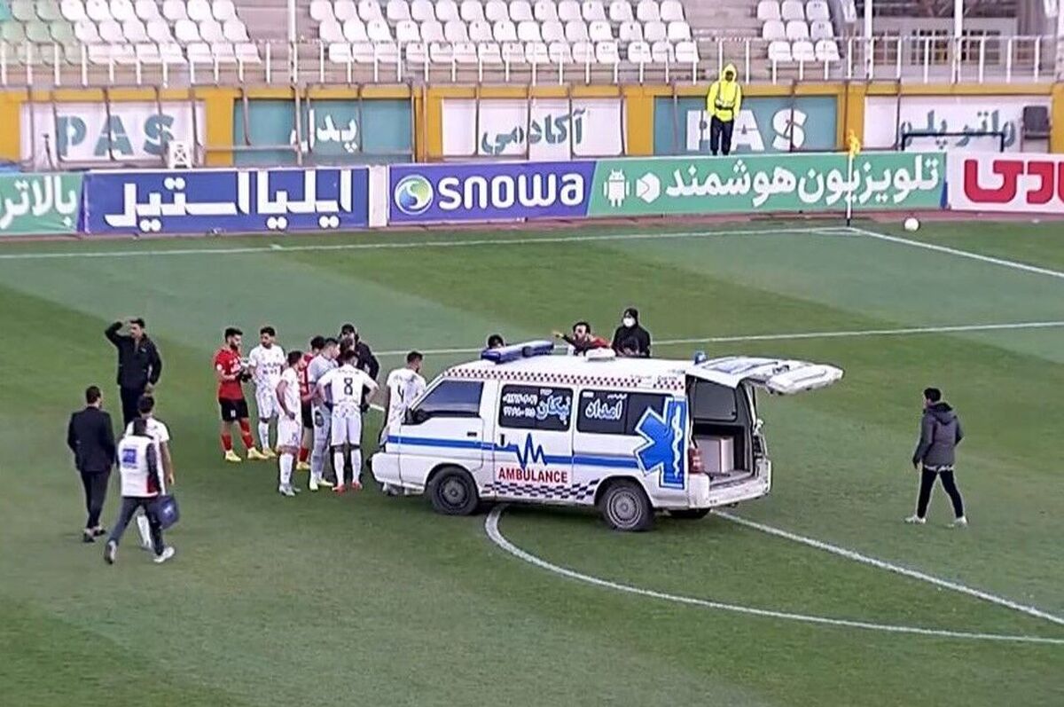 مصدومیت وحشتناک مدافع تراکتور؛ میلاد کُر تشنج کرد