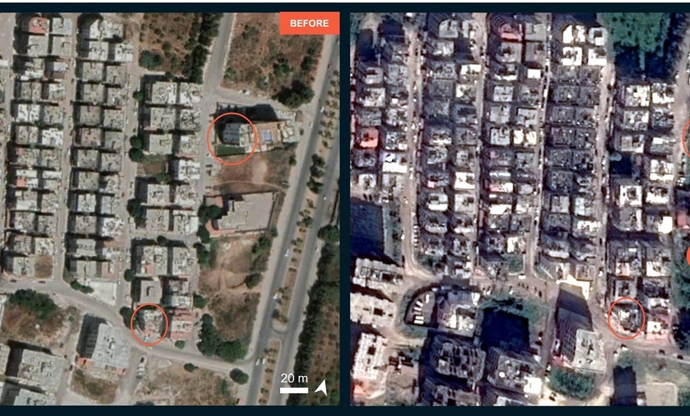 قبل و بعد از زلزله ترکیه و سوریه (عکس) قبل و بعد از زلزله ترکیه و سوریه (عکس)