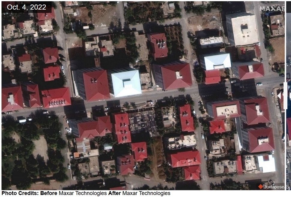 قبل و بعد از زلزله ترکیه و سوریه (عکس) قبل و بعد از زلزله ترکیه و سوریه (عکس)