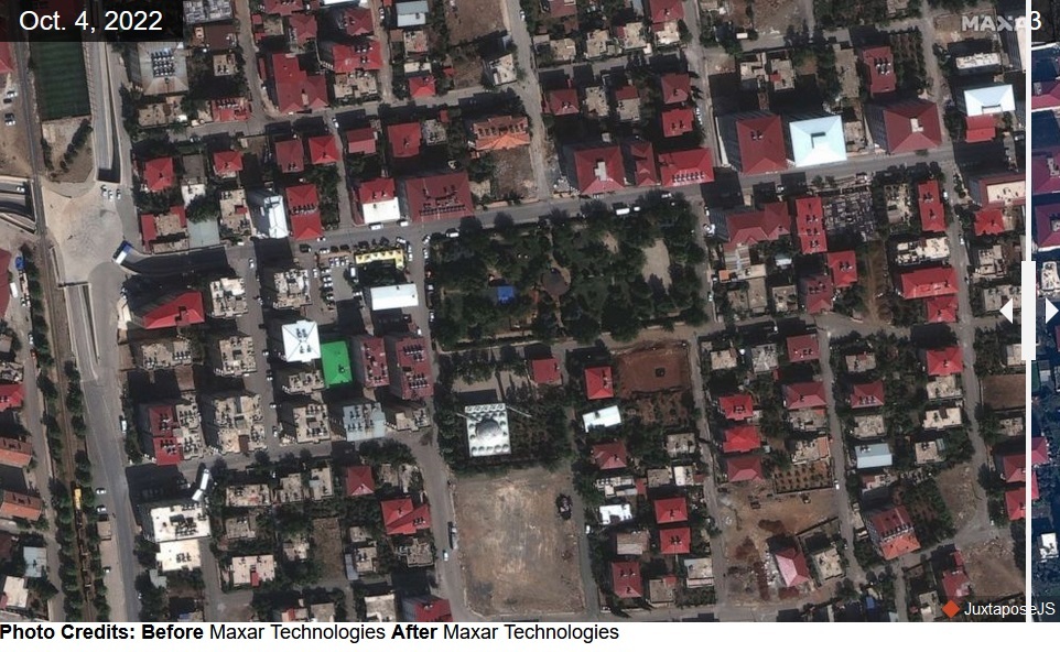 قبل و بعد از زلزله ترکیه و سوریه (عکس) قبل و بعد از زلزله ترکیه و سوریه (عکس)