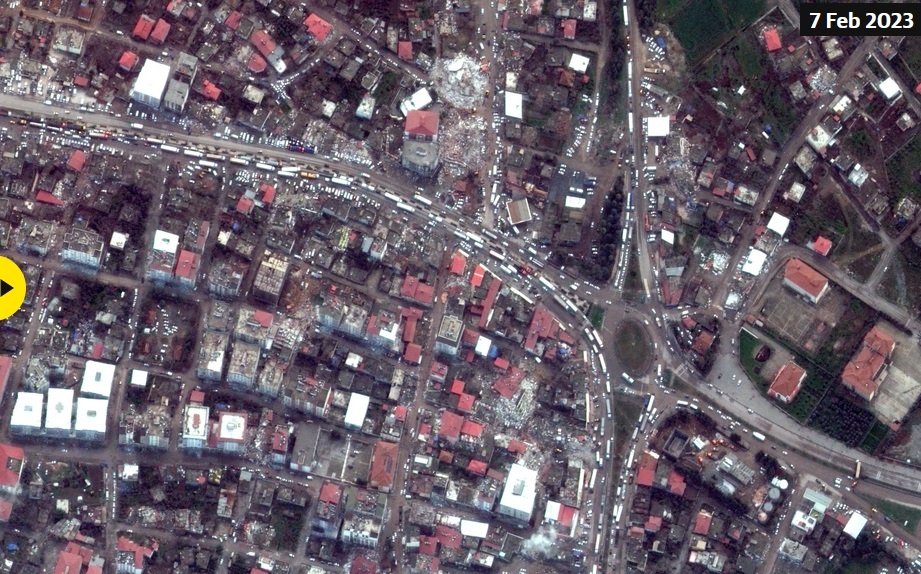 قبل و بعد از زلزله ترکیه و سوریه (عکس) قبل و بعد از زلزله ترکیه و سوریه (عکس)