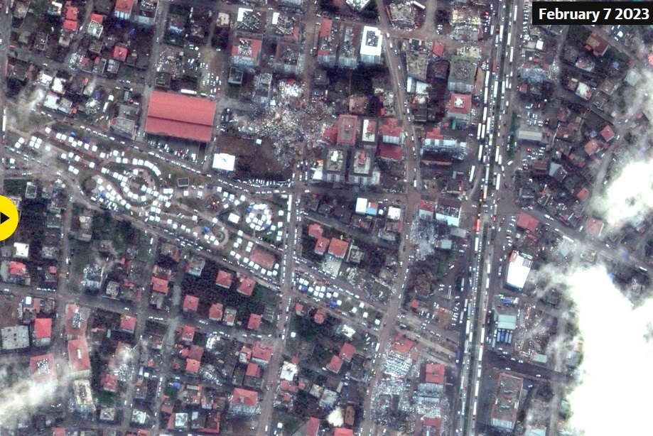 قبل و بعد از زلزله ترکیه و سوریه (عکس) قبل و بعد از زلزله ترکیه و سوریه (عکس)