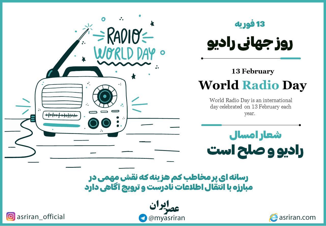 13 فوریه روز جهانی رادیو (اینفوگرافیک)