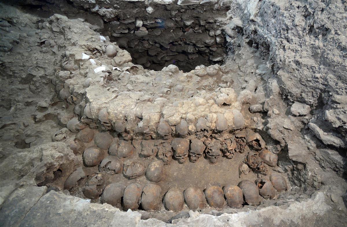 برج جمجمه‌ها؛ مخوف‌ترین اثر باستان‌شناسیِ مکزیک (+عکس)