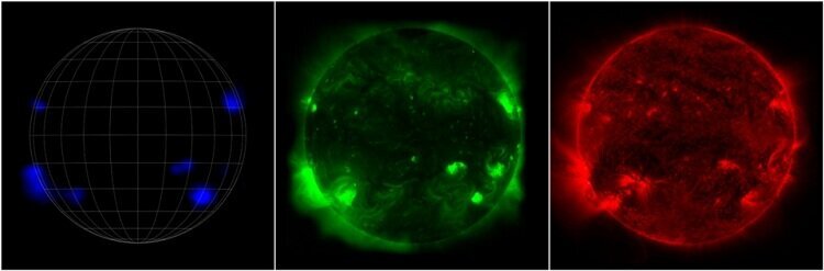 ناسا عکسی از پرتوهای پنهان خورشید منتشر کرد (+عکس)