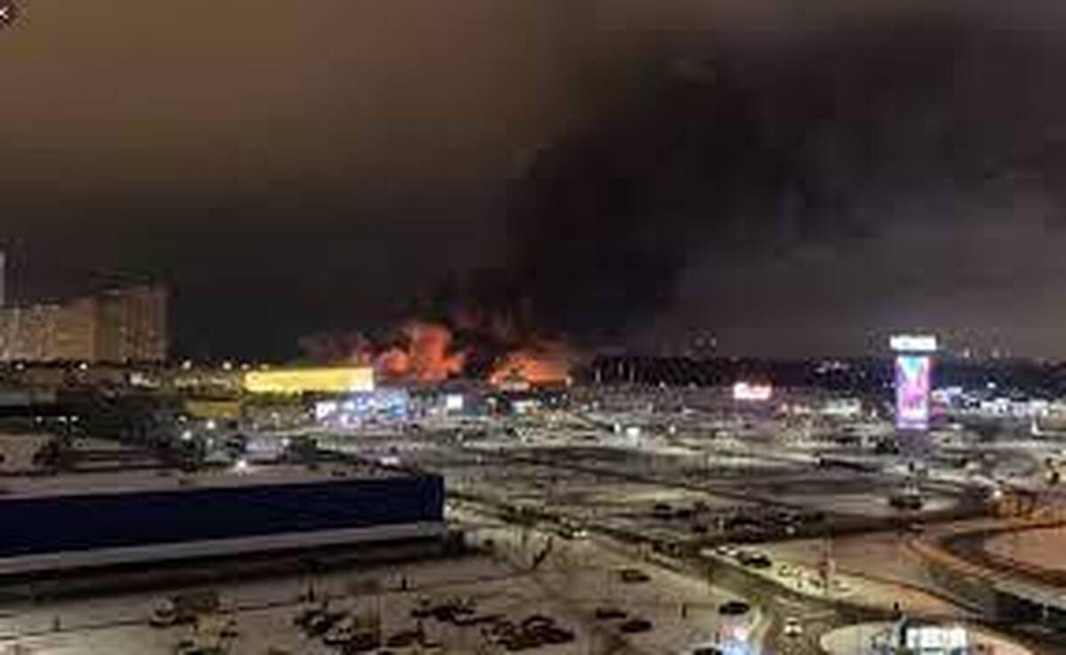 ببینید | آتش سوزی در موسسه تحقیقات علمی در مسکو